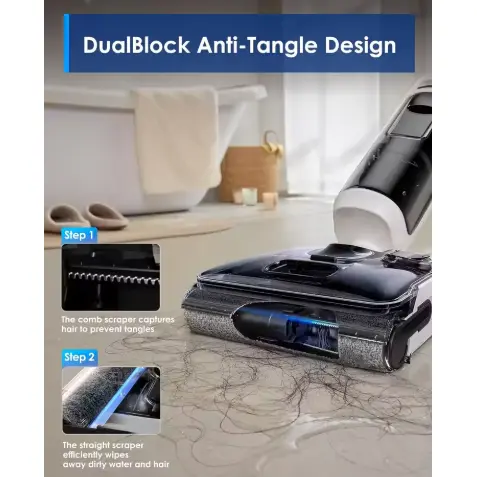 Wireless Rechargeable Floor Carpet Cleaning Wet Dry Vaccum Cleaner