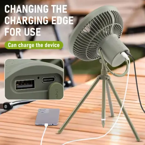 Mini ručný nabíjateľný chladiaci prenosný ventilátor pre exteriér