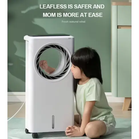 Letný kovový ventilátor elektrického chladenia vzduchu s diaľkovým ovládaním