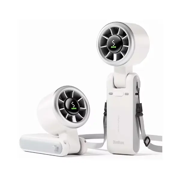 USB nabíjateľný mini turbo ručný ventilátor
